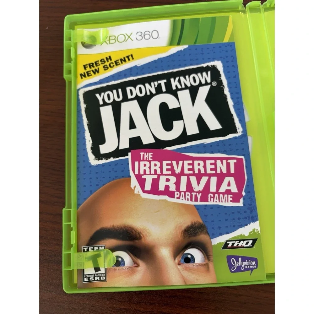 You Don't Know Jack (Microsoft Xbox 360, 2011) CIB Complete Video Game Trivia